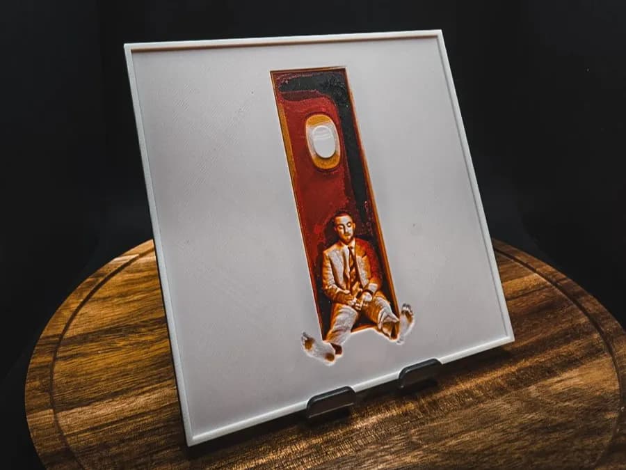 Mac Miller – Swimming (Album Art - HueForge) by HugheCraft HueForge model: Mac Miller – Swimming (Album Art - HueForge) by HugheCraft