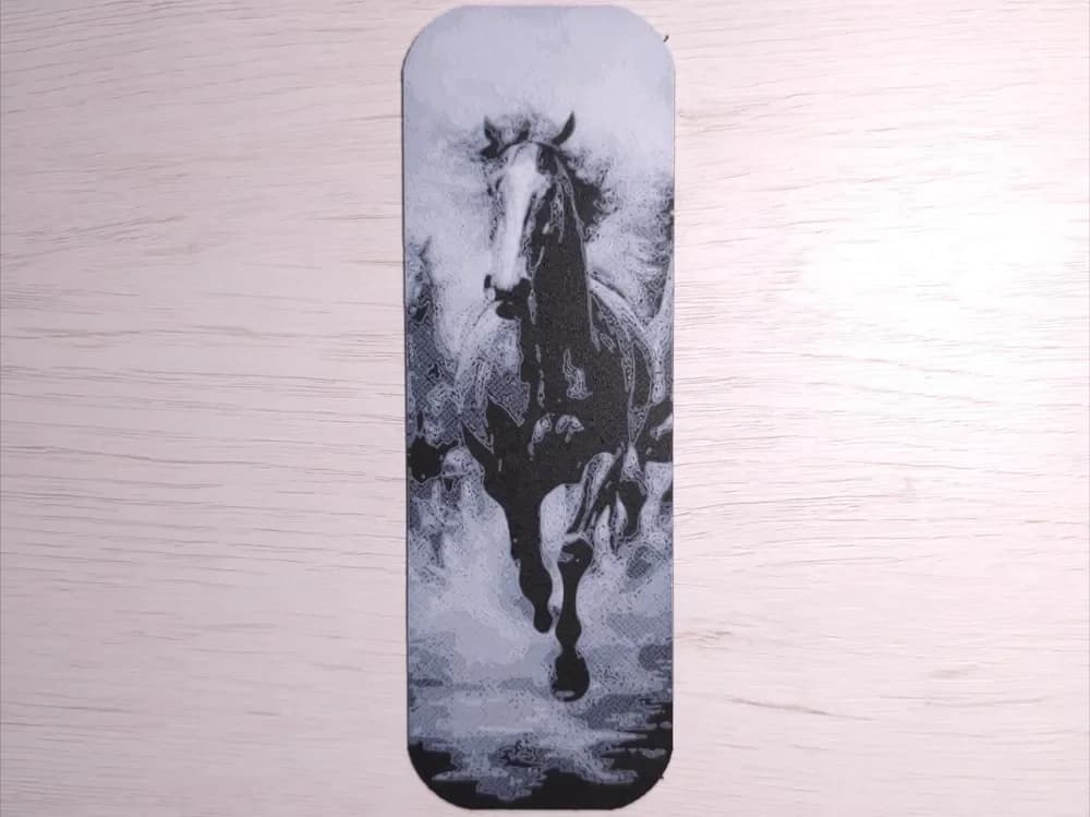 Horse 5 Bookmark by Atrus Design HueForge model: Horse 5 Bookmark by Atrus Design