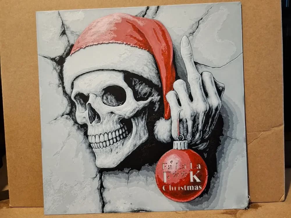 Anti christmas - Death of christmas - hueforge by 3dGlow HueForge model: Anti christmas - Death of christmas - hueforge by 3dGlow