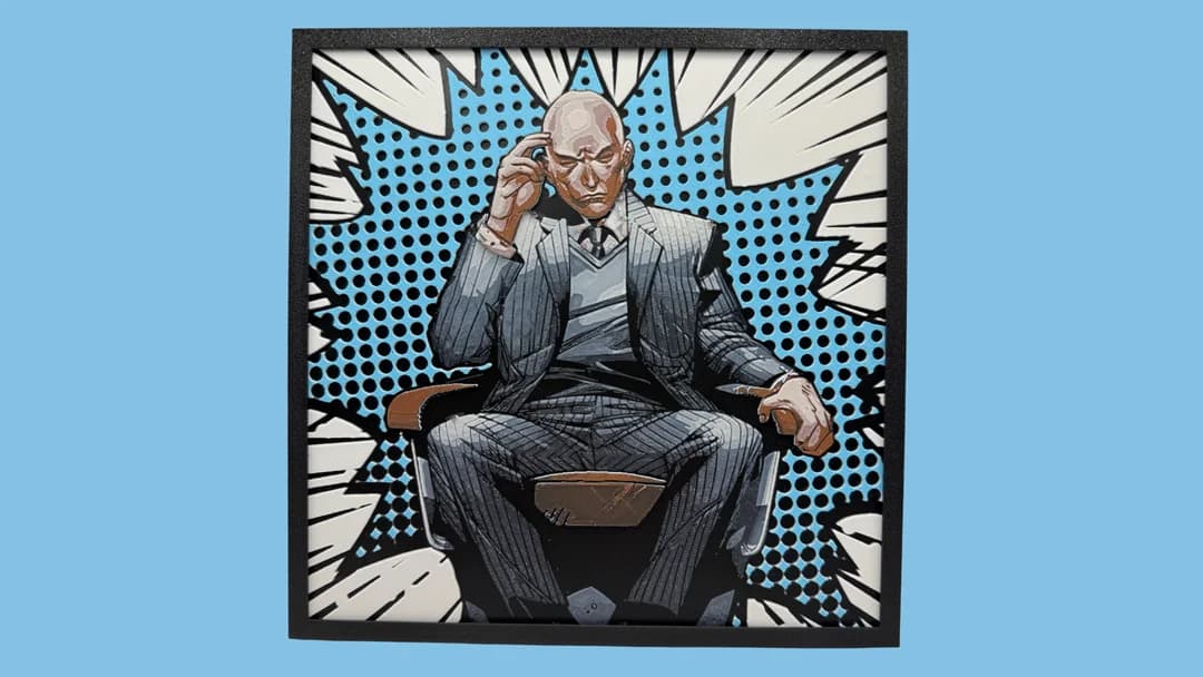 Professor X by Canadian Gamer HueForge model: Professor X by Canadian Gamer