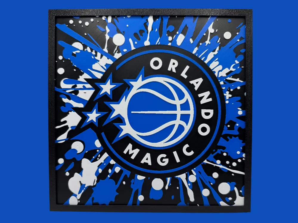 HueForge model: Orlando Magic - NBA by Canadian Gamer