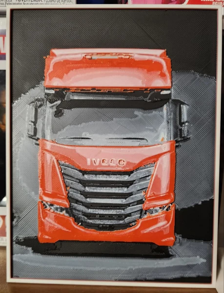 Iveco S-Way - HueForge by keko HueForge model: Iveco S-Way - HueForge by keko