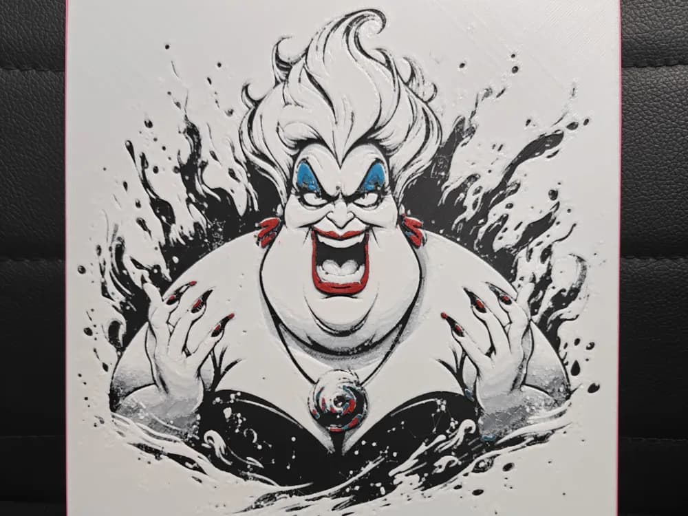 HueForge model: Ursula Multi-Coloured by TheHueforgeLady