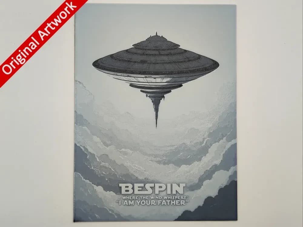 Bespin travel poster - hueforge Bespin travel poster - hueforge