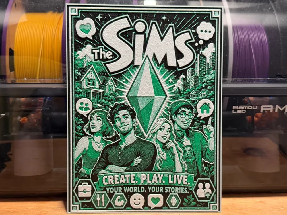 The Sims HueForge The Sims HueForge