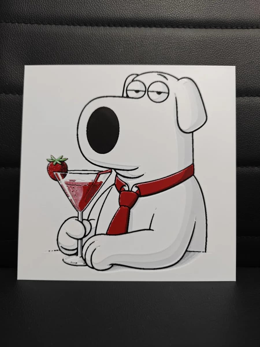 Brian Griffin by TheHueforgeLady HueForge model: Brian Griffin by TheHueforgeLady