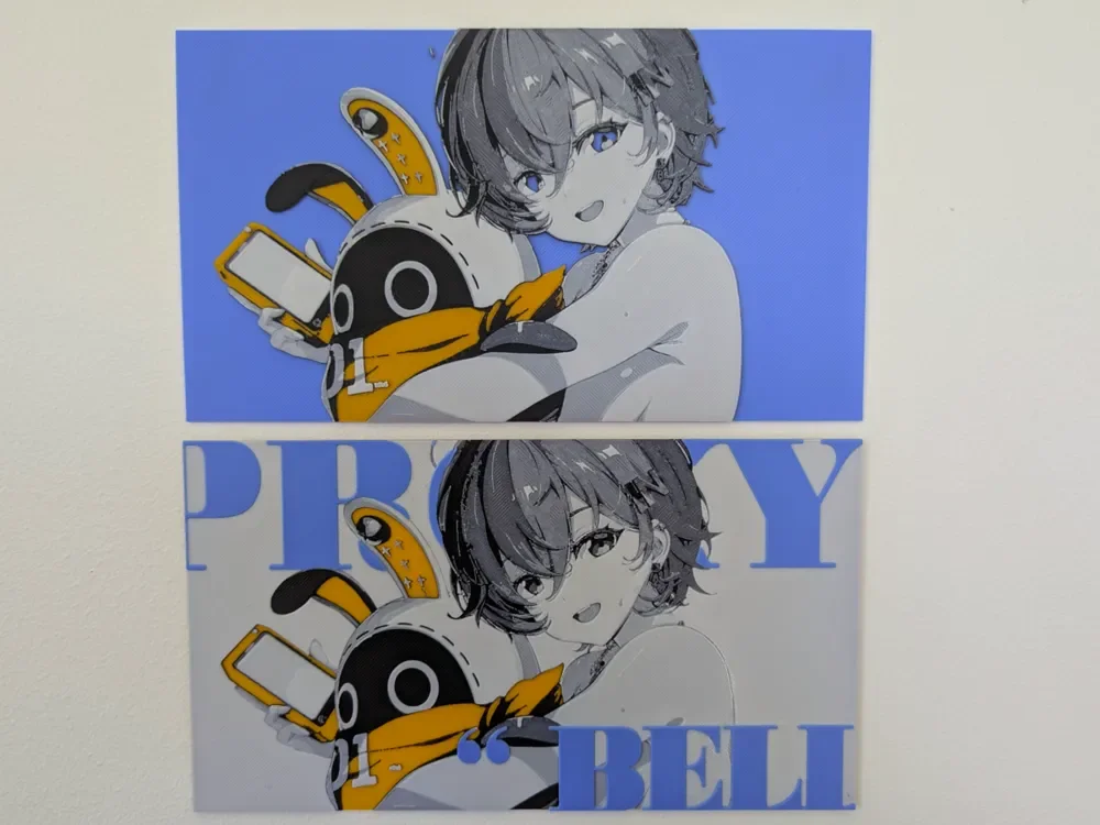 HueForge model: ZZZ Proxy Bell Mindscape (Art by EDIBLE) by Razel