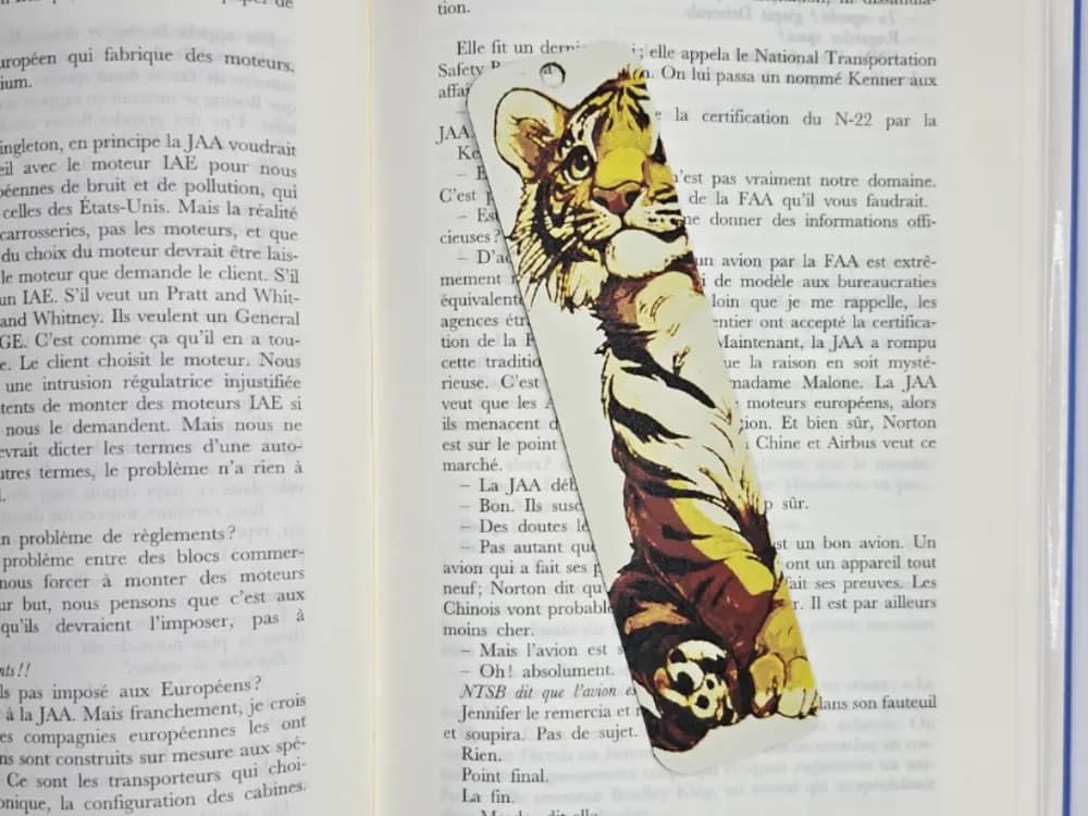 Bookmark Baby Tiger by Kactus Fpv HueForge model: Bookmark Baby Tiger by Kactus Fpv