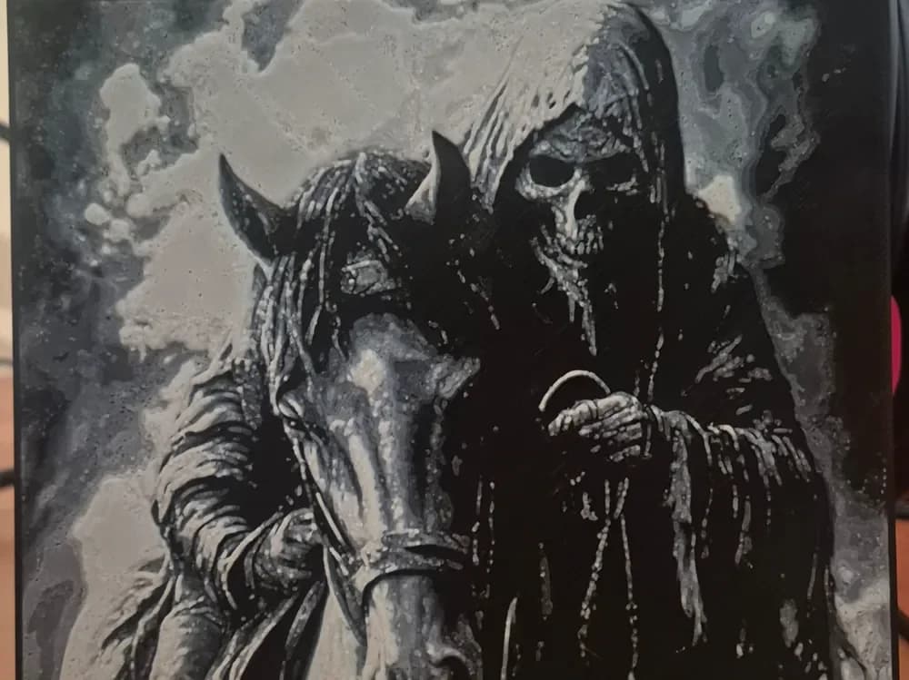 death on a horse hueforgehu by Buntsta HueForge model: death on a horse hueforgehu by Buntsta