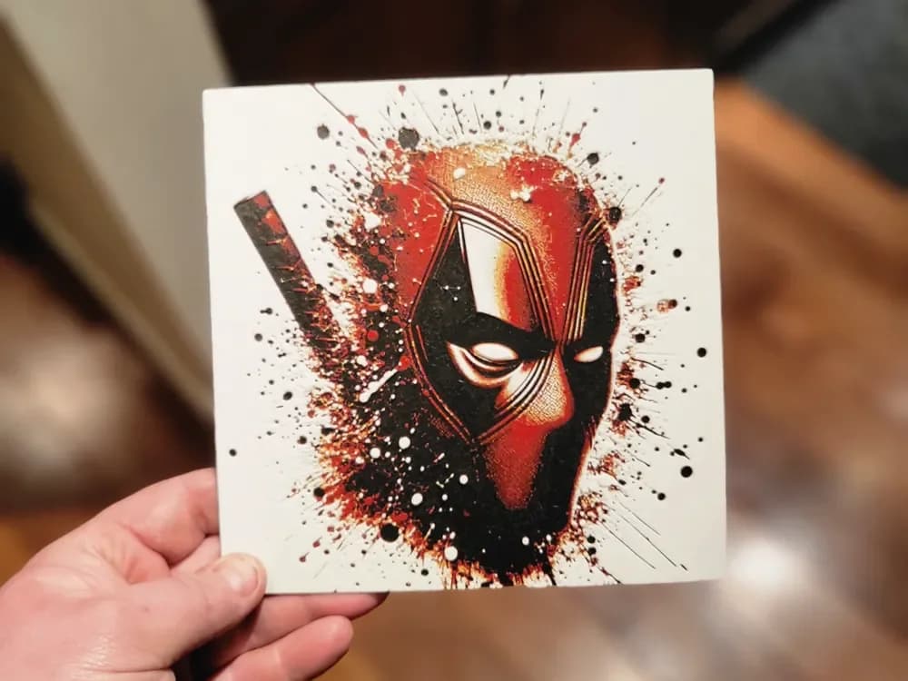 Graffiti Deadpool Hueforge by 3Ree Printing HueForge model: Graffiti Deadpool Hueforge by 3Ree Printing