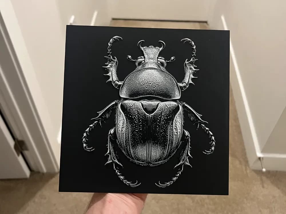 Scarab Beetle Hueforge by RP47 Designs HueForge model: Scarab Beetle Hueforge by RP47 Designs