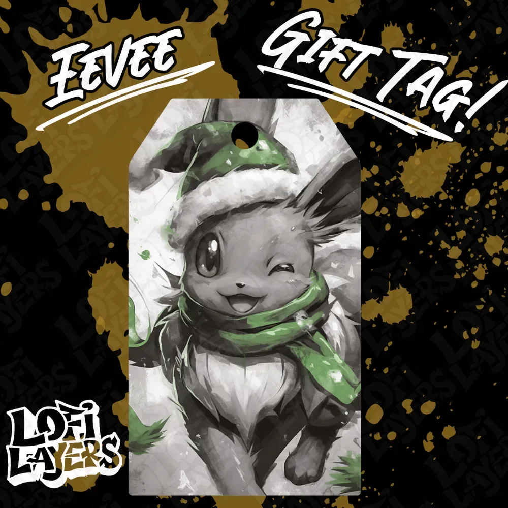 Eevee Gift Tag Hueforge by LoFi Layers HueForge model: Eevee Gift Tag Hueforge by LoFi Layers