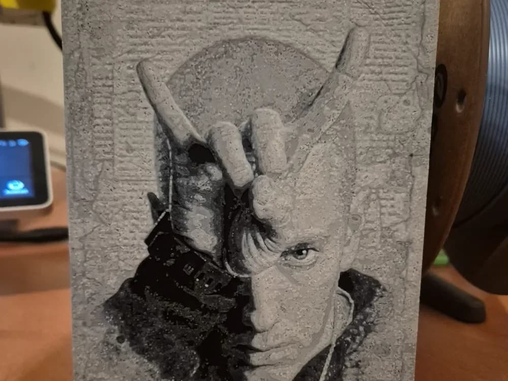 eminem devil horns paper cut hueforge by Buntsta HueForge model: eminem devil horns paper cut hueforge by Buntsta