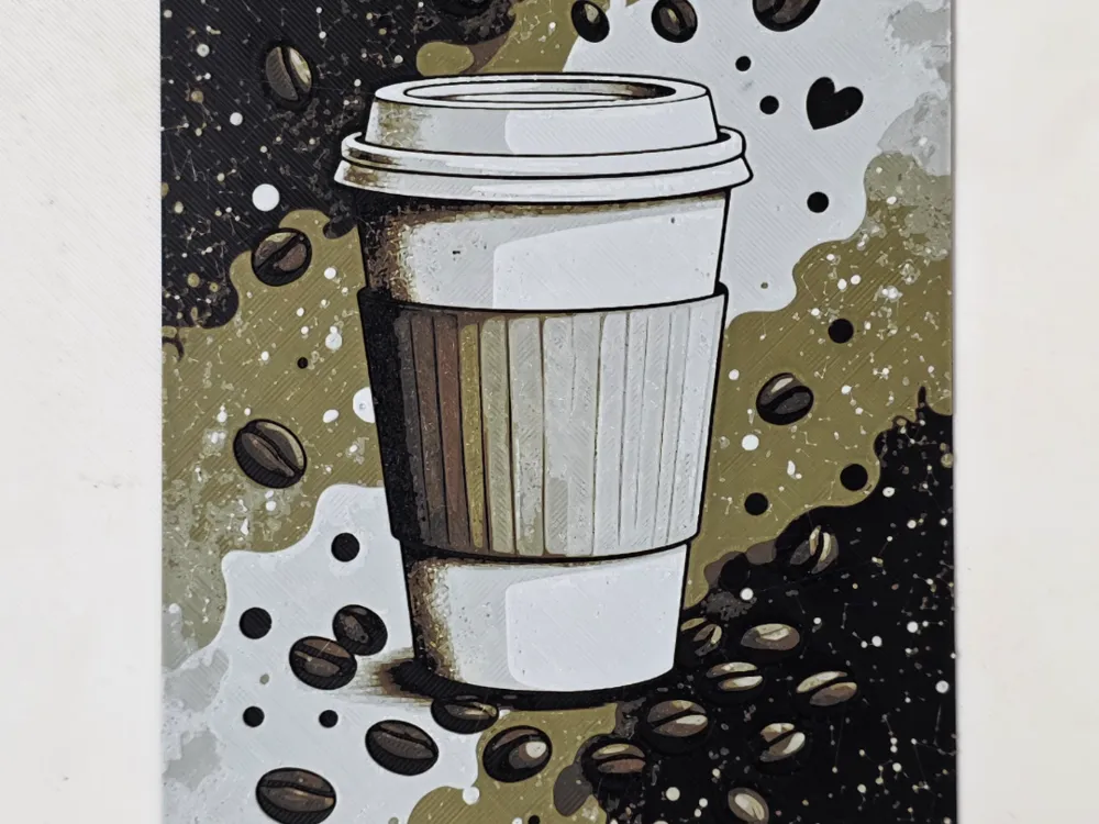 Coffee Hueforge by Morganja HueForge model: Coffee Hueforge by Morganja