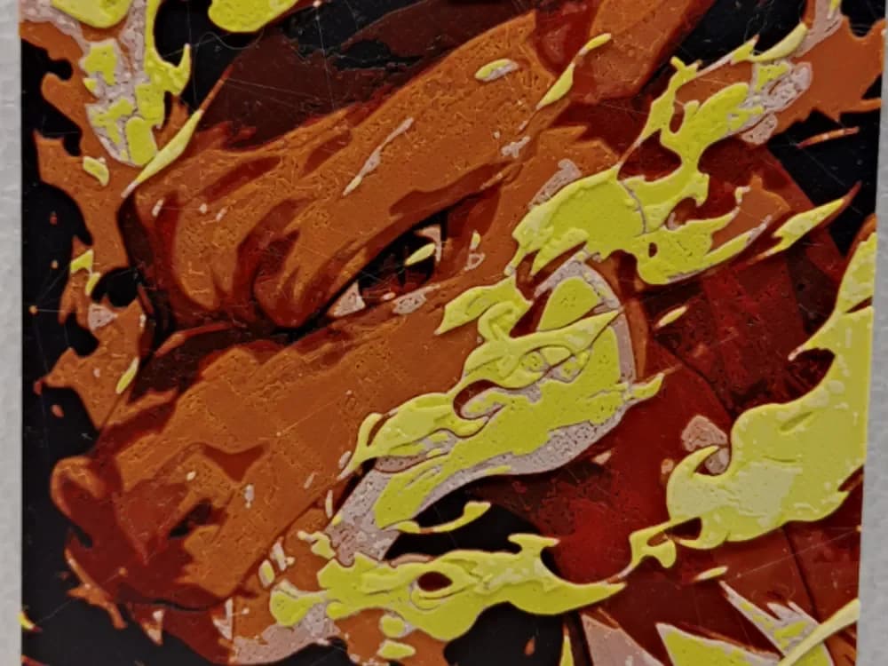 HueForge model: Pokemon Charizard by Asgar3D