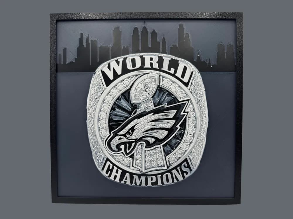Philadelphia Eagles - First Championship Ring by Canadian Gamer HueForge model: Philadelphia Eagles - First Championship Ring by Canadian Gamer