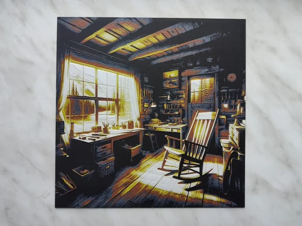 HueForge model: Cozy Workshop - Hueforge by BeaN