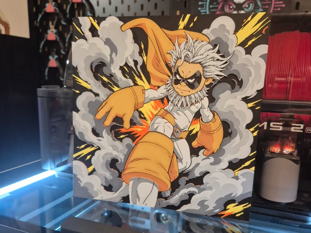 My Hero Academia - Gran Torino MHA Hueforge by Glitch Kitten HueForge model: My Hero Academia - Gran Torino MHA Hueforge by Glitch Kitten