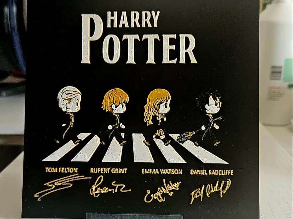 Harry Potter Crosswalk by Mano's 3d_Art HueForge model: Harry Potter Crosswalk by Mano's 3d_Art