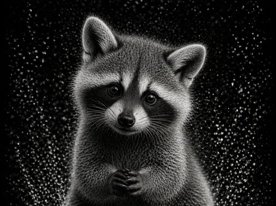 Baby Raccoon – Baby Animals Series EASY PRINT Baby Raccoon – Baby Animals Series EASY PRINT