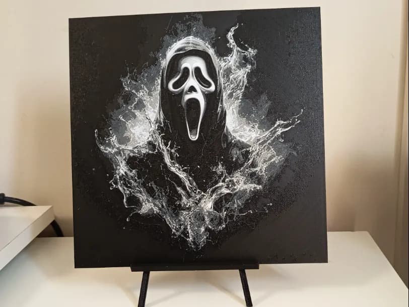 Ghostface Hueforge by 3DNesy HueForge model: Ghostface Hueforge by 3DNesy