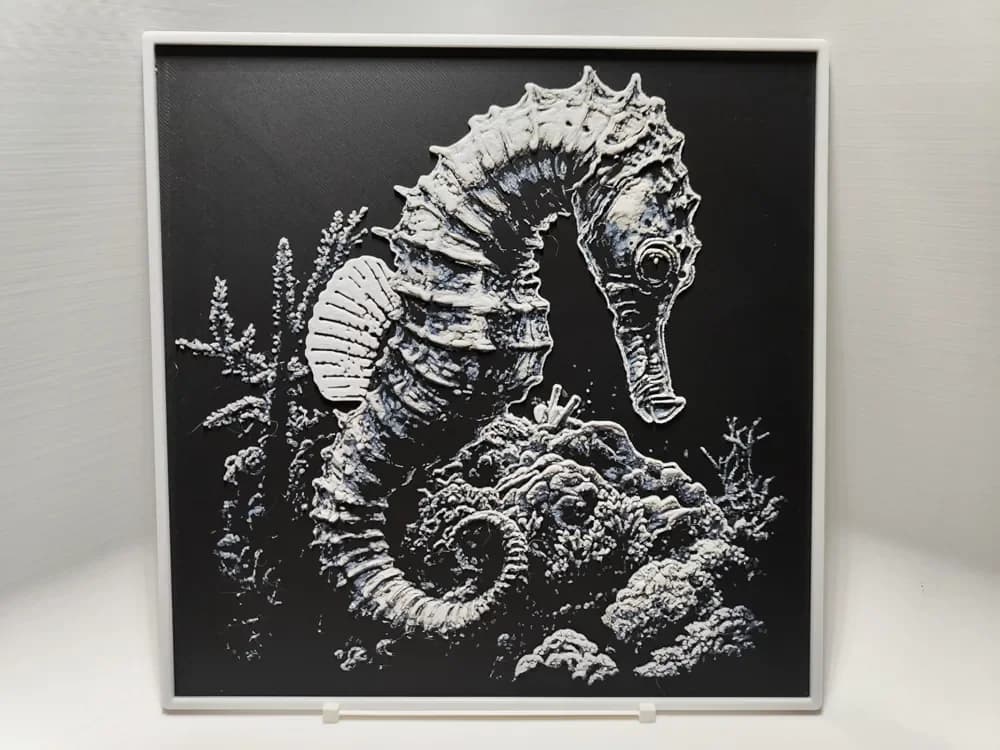 Seahorse - Hueforge by BeaN HueForge model: Seahorse - Hueforge by BeaN
