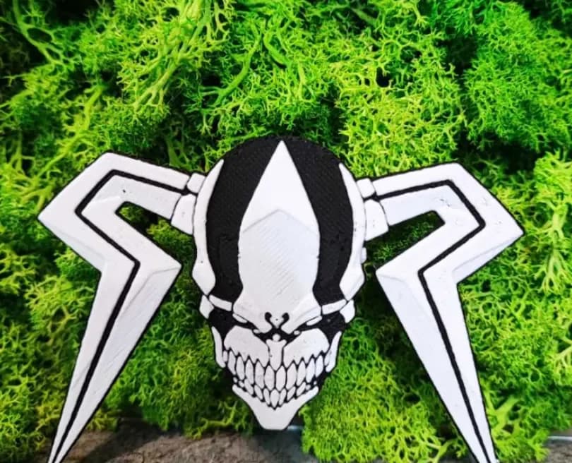 Ichigo Hallow Sticker by Garuda3D HueForge model: Ichigo Hallow Sticker by Garuda3D