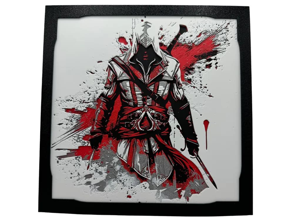 Assassin's Creed - Hueforge by Canadian Gamer HueForge model: Assassin's Creed - Hueforge by Canadian Gamer