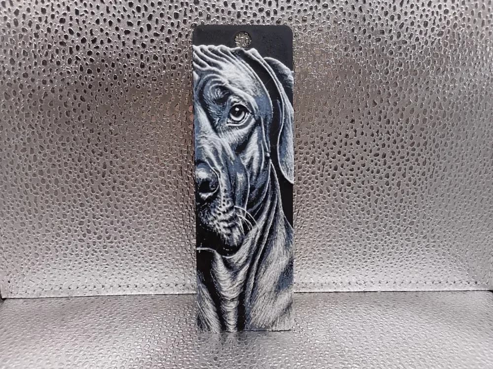 Rhodesian Ridgeback Bookmark – Hueforge by Borishotch Industries HueForge model: Rhodesian Ridgeback Bookmark – Hueforge by Borishotch Industries