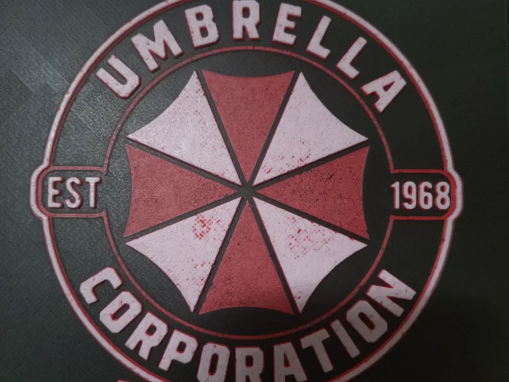 HueForge model: Umbrella corp. Raccoon City by Asgar3D