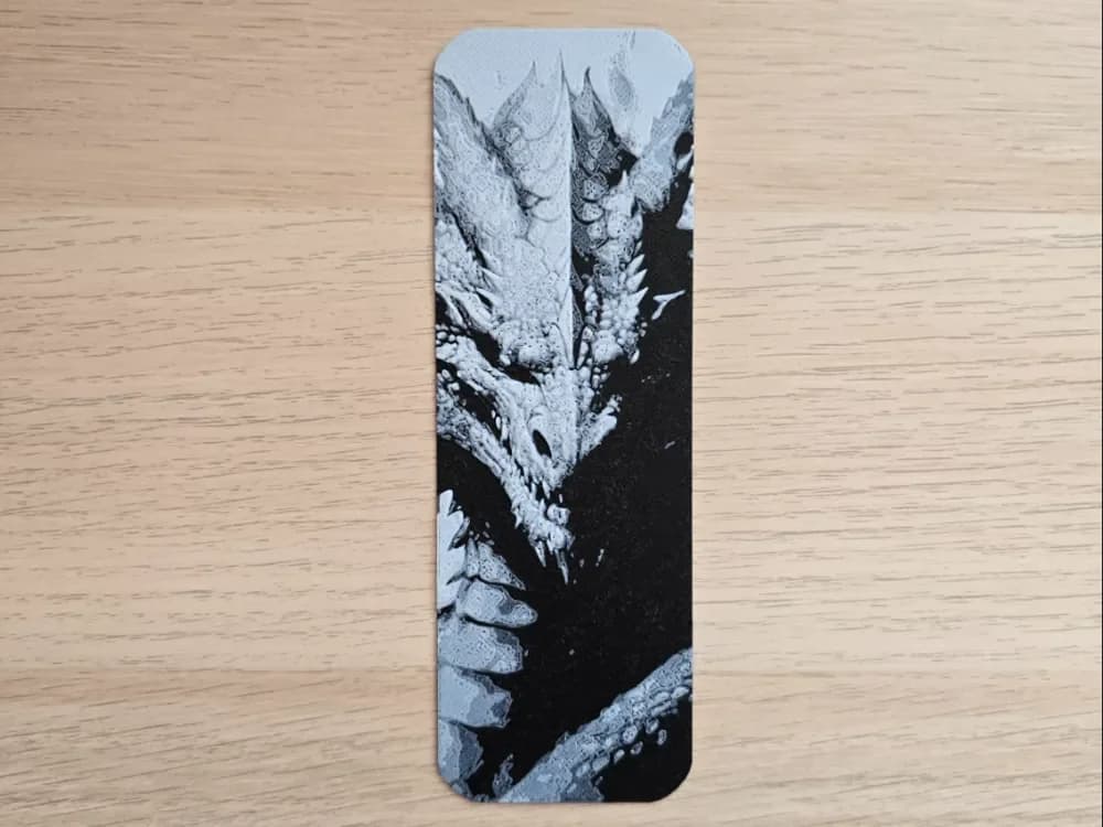 Dragon 4 Bookmark by Atrus Design HueForge model: Dragon 4 Bookmark by Atrus Design
