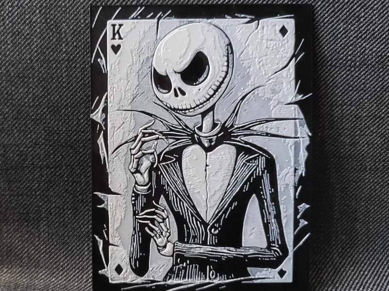 Hueforge Jack Skellington by Litolunar HueForge model: Hueforge Jack Skellington by Litolunar