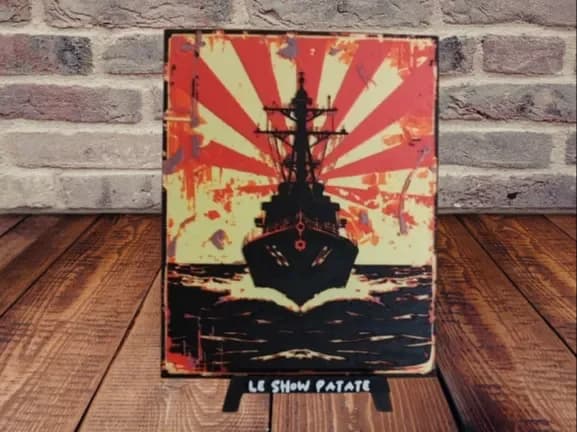 Hueforge Cuirass Plate by leshowpatate HueForge model: Hueforge Cuirass Plate by leshowpatate