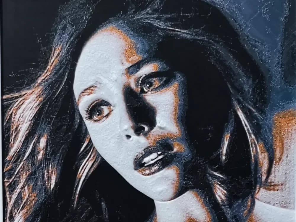 Elizabeth Olsen HueForge 4 Color by BoDad HueForge model: Elizabeth Olsen HueForge 4 Color by BoDad