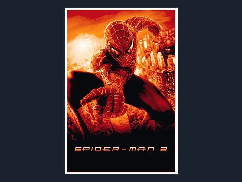 Spider-Man 2 (Movie Poster - HueForge) by HugheCraft HueForge model: Spider-Man 2 (Movie Poster - HueForge) by HugheCraft