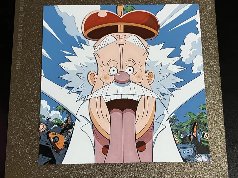 Dr Vegapunk One Piece Hueforge by FantasyZ HueForge model: Dr Vegapunk One Piece Hueforge by FantasyZ