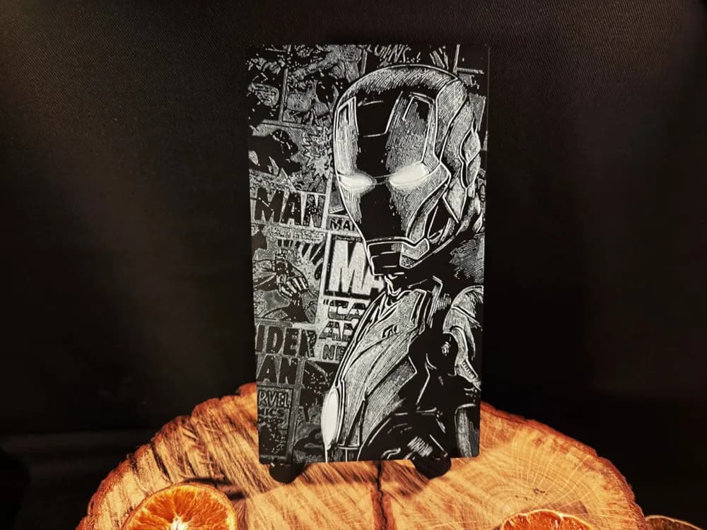 Ironman 2 - Marvel inspired - hueforge 110x200mm Ironman 2 - Marvel inspired - hueforge 110x200mm