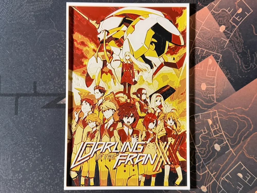 DARLING in the FRANXX - HueForge by ZorPrime7 HueForge model: DARLING in the FRANXX - HueForge by ZorPrime7