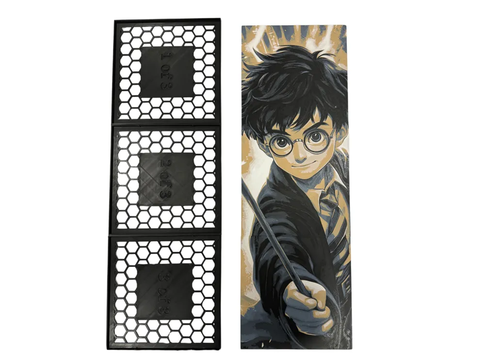 Harry Potter - Multi-Panel Wall display 200x600mm by Canadian Gamer HueForge model: Harry Potter - Multi-Panel Wall display 200x600mm by Canadian Gamer