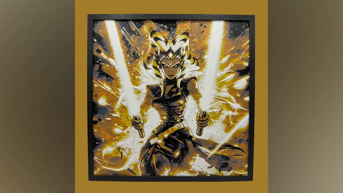 HueForge model: Milestone Exclusive - Ahsoka - Hueforge & 4 Panel Design by Canadian Gamer