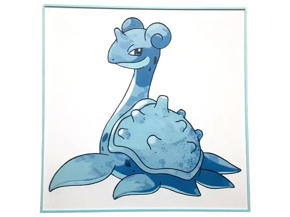 HueForge model: Lapras Pokemon Hueforge Water Type Generation 1 by Elsie Moonshadow