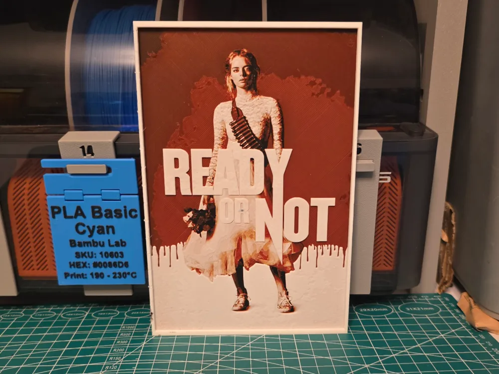 Ready or Not Movie Poster - Hueforge Art Ready or Not Movie Poster - Hueforge Art