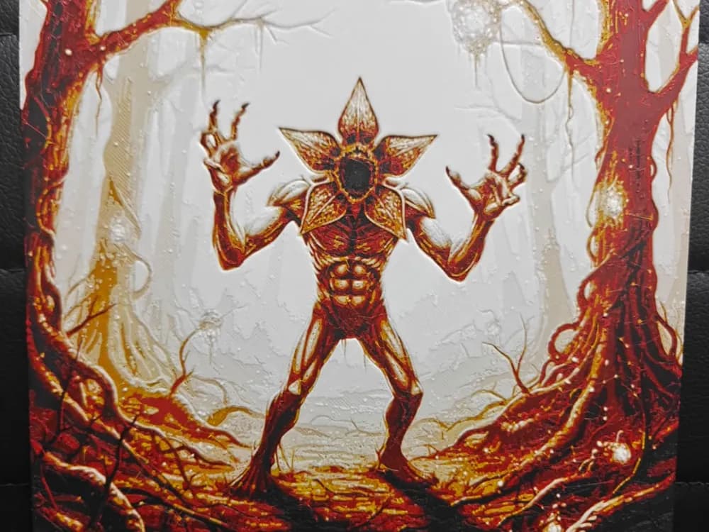 Demogorgon Strager Things by TheHueforgeLady HueForge model: Demogorgon Strager Things by TheHueforgeLady