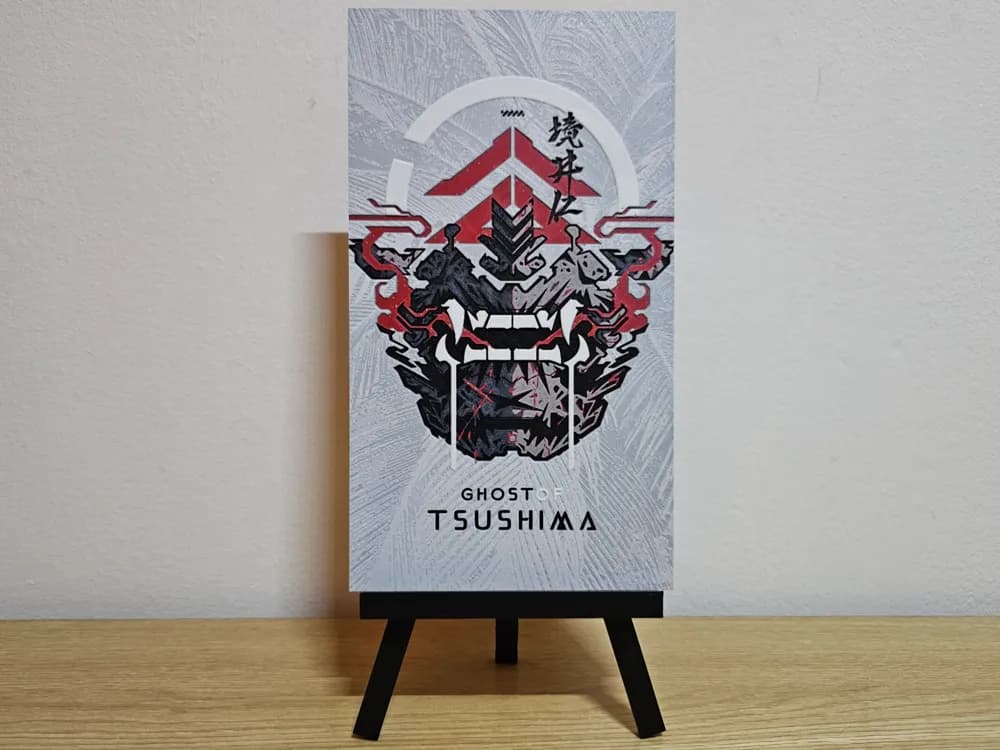 Ghost Of Tsushima Hueforge by Opao HueForge model: Ghost Of Tsushima Hueforge by Opao