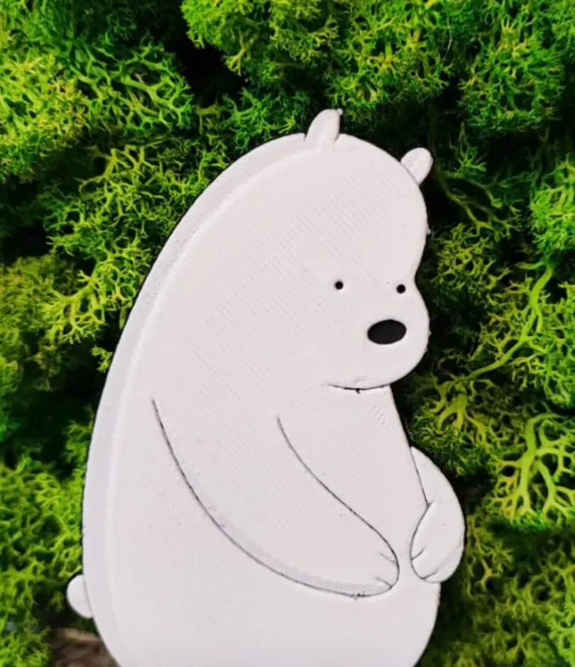 Chubby bear by Garuda3D HueForge model: Chubby bear by Garuda3D