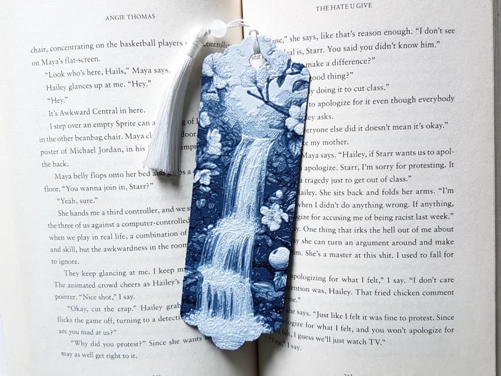 Bookmark, Waterfall by Dame Jo HueForge model: Bookmark, Waterfall by Dame Jo