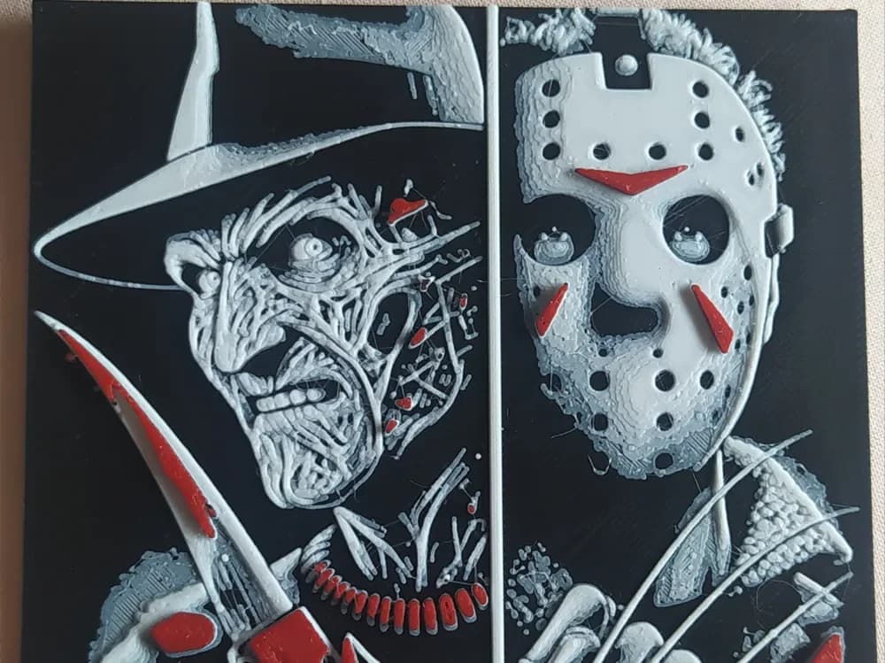 Hueforge Freddy & Jason_01 Hueforge Freddy & Jason_01
