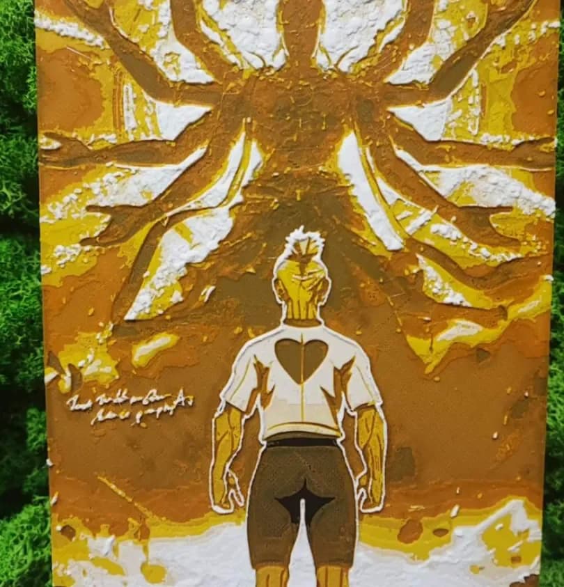 Blessing by Garuda3D HueForge model: Blessing by Garuda3D