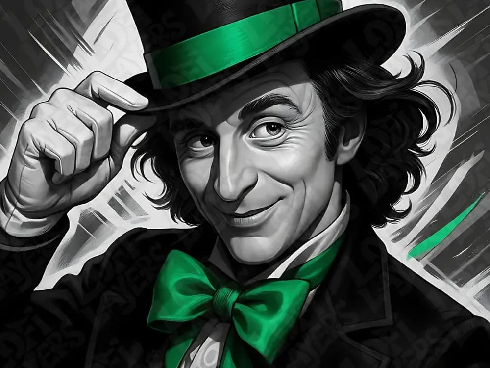 Willy Wonka Hueforge by LoFi Layers HueForge model: Willy Wonka Hueforge by LoFi Layers