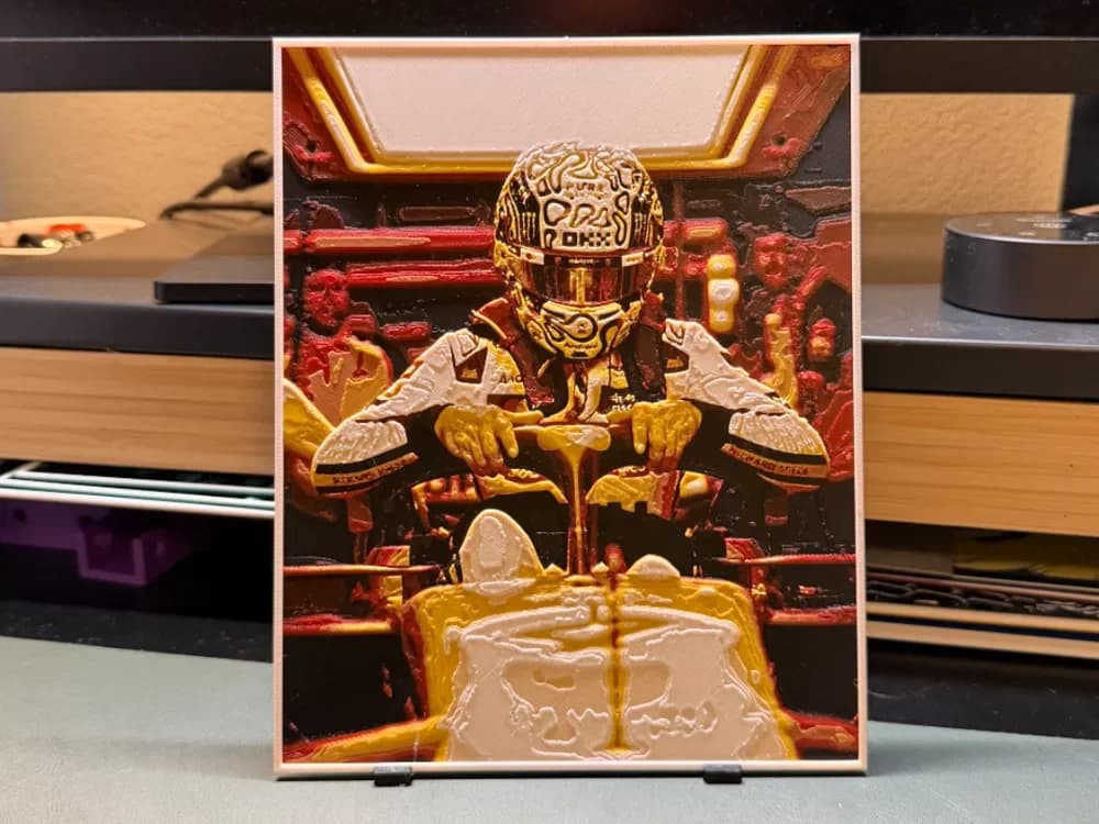 Lando Norris F1 HueForge Lando Norris F1 HueForge